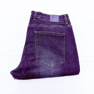 Mugsy Men's Fultons Taper Dark Wash Skinny Denim Jeans Zip Fly Size 38 x 32